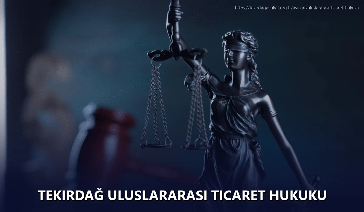 Tekirdağ Uluslararası Ticaret Hukuku